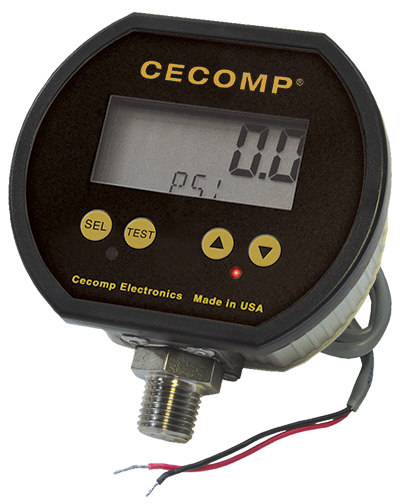 Cecomp 4-20 mA Pressure Transmitter with Display Backup
